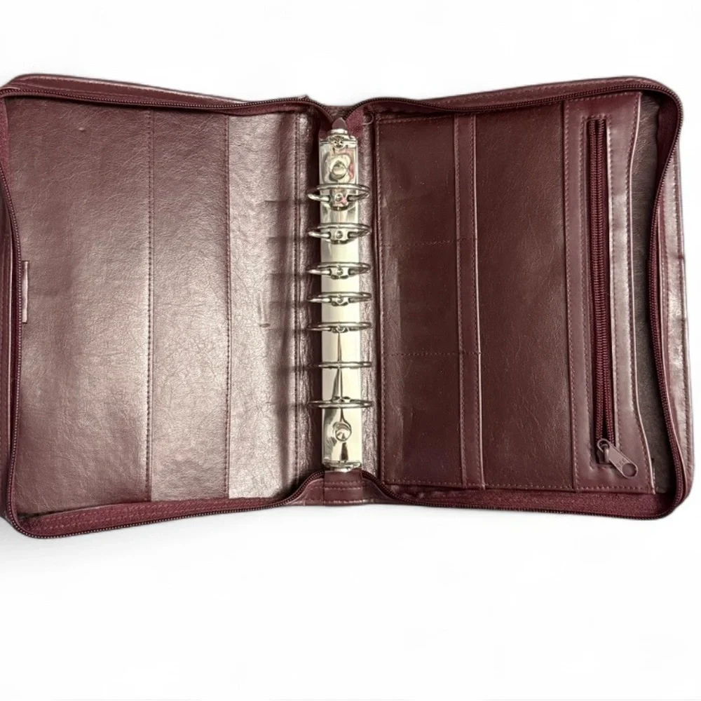 Brown Leather Binder